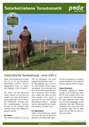 Download Produktblatt Solarbetriebene Torautomatik